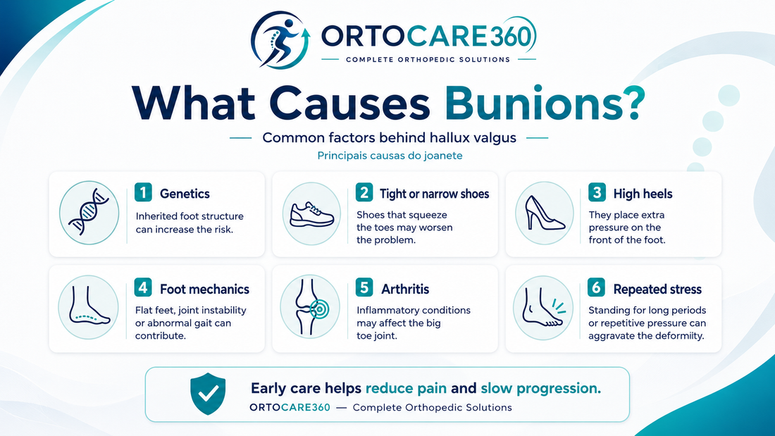 What causes bunions?