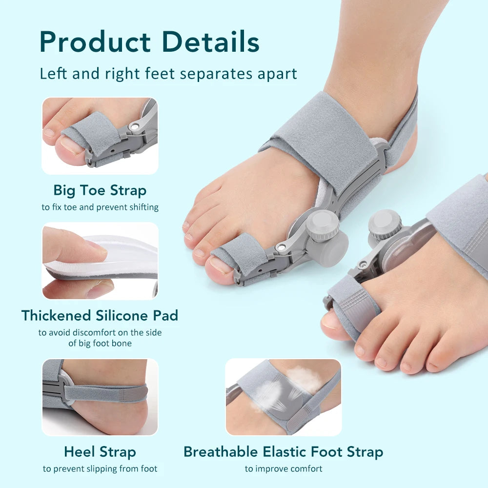 Adjustable Bunion Corrector with Toe Protector